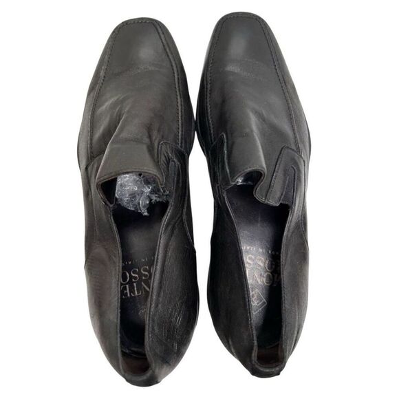 Monte Rosso Shoes Size 9‎ Mens Lucca Nappa Leather Loafers Made in Italy - Picture 7 of 11